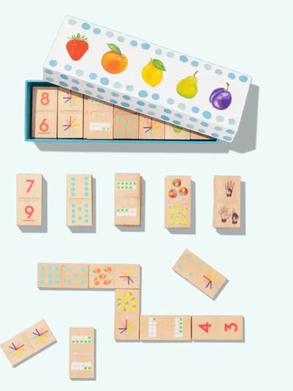 NWT Lovevery Subitizing Dominoes Counting and Matching for Kids Learning Toy